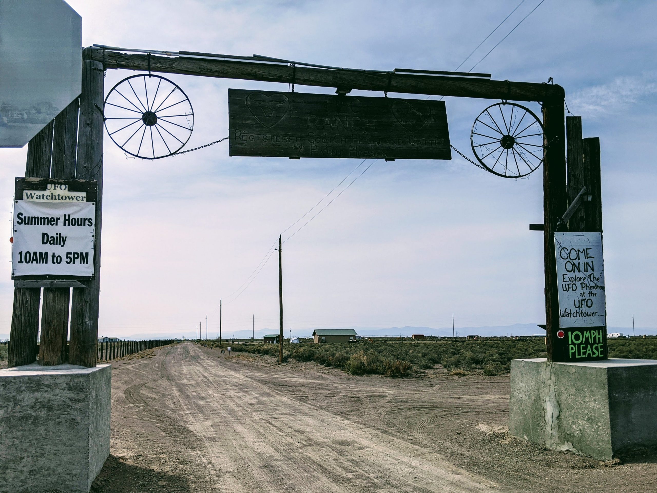 The Entrance to the UFO Watchtower